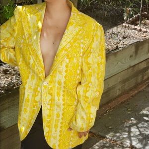 Rare Lilly Pulitzer Yellow Sports Jacket